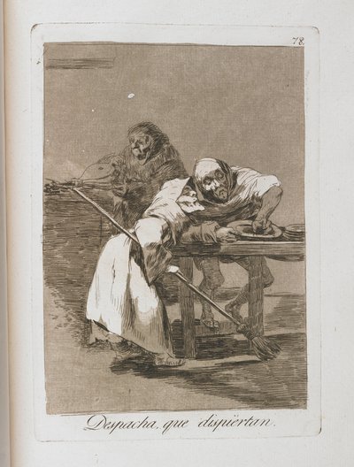 Planche de Los Caprichos, 1797-1798 - Francisco de Goya